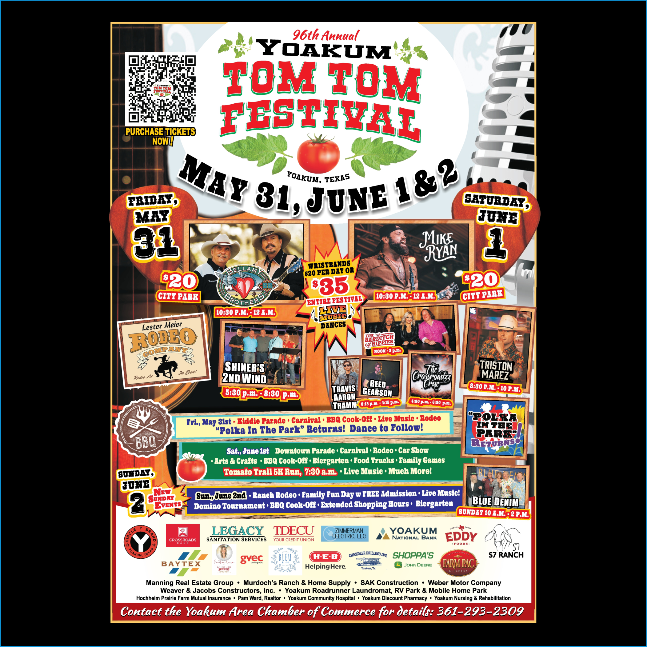 Tom Tom Festival Yoakum Area Chamber of Commerce Yoakum, Texas